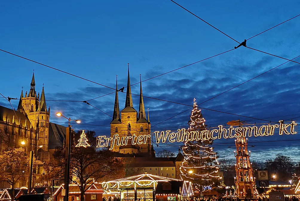 Erfurter Weihnachtsmarkt.