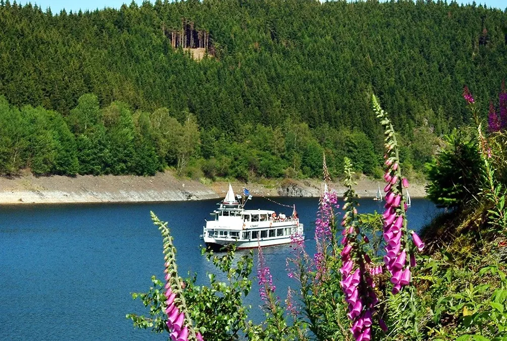 Schiff auf dem Okersee.