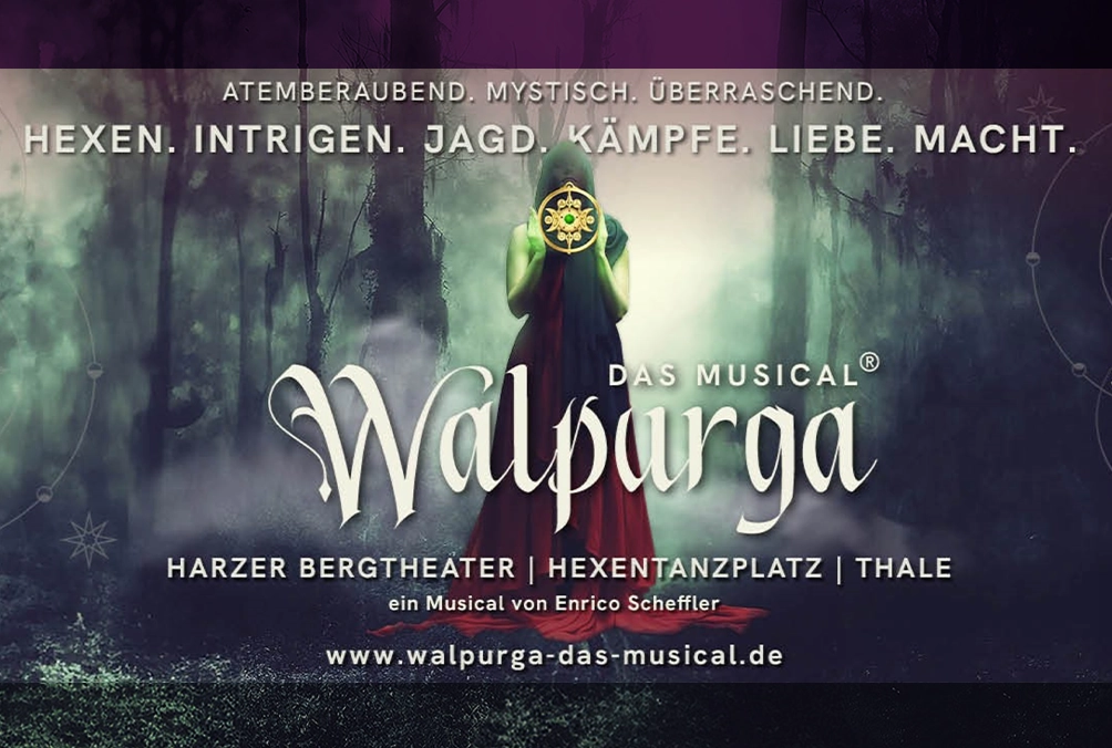 Ankündigungsbild Walpurga - das Musical.